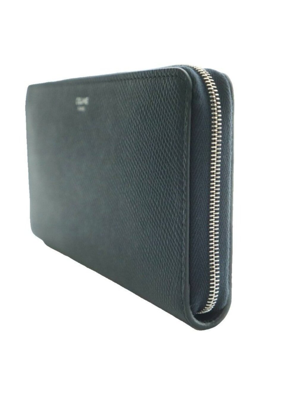 Celine Large Zipped Wallet Leather Navy Blue SS - Picture 3 of 8